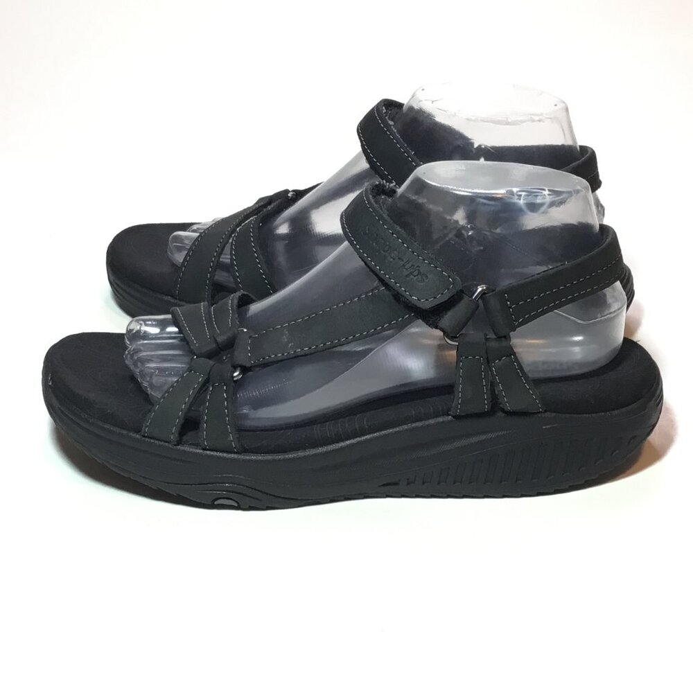 Skechers Shape Ups Dash Ankle Strap Sandals Women's Size 8.5 Black